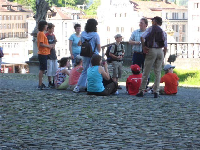 Rast auf dem Klosterplatz